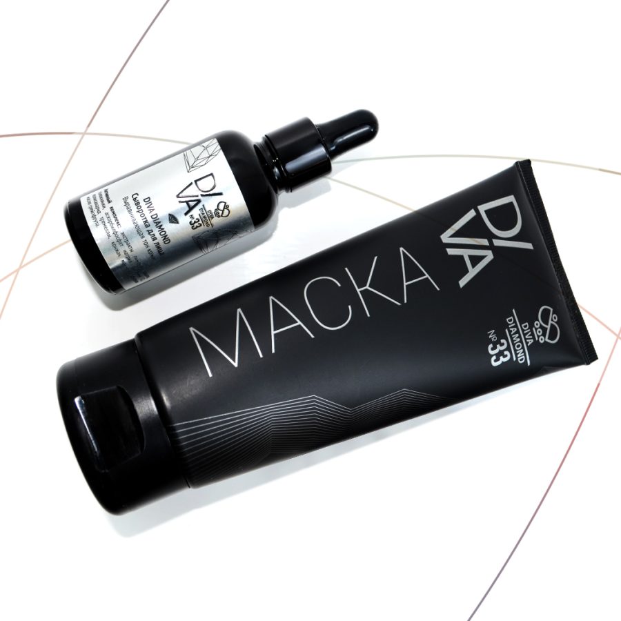 Маска + Сыворотка Выраванивание тона кожи Серия 33 DIVA DIAMOND